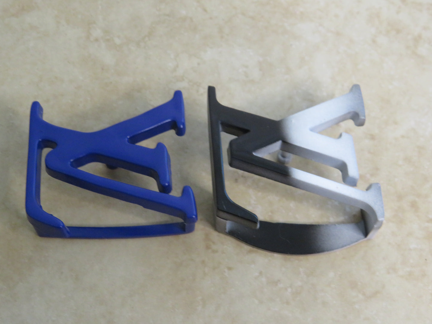 Bundle Of 2 LV Colorful Mini Belt Buckles!