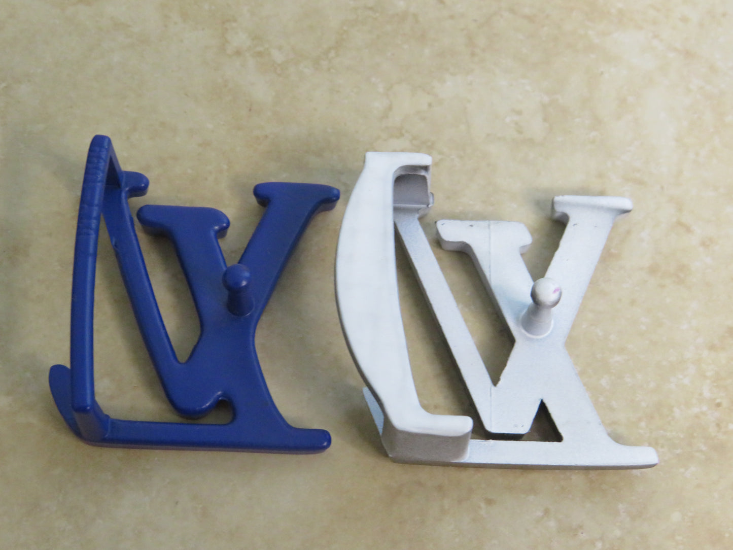 Bundle Of 2 LV Colorful Mini Belt Buckles!