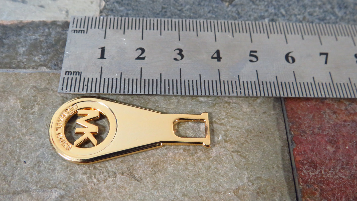 MK Michael Kors Gold Zipper Repair Replace Handbag Wallet!