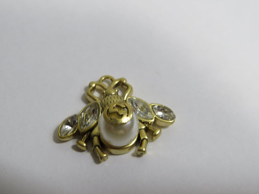 Beautiful Gucci Honey Bee Double G Charm Upcycled!