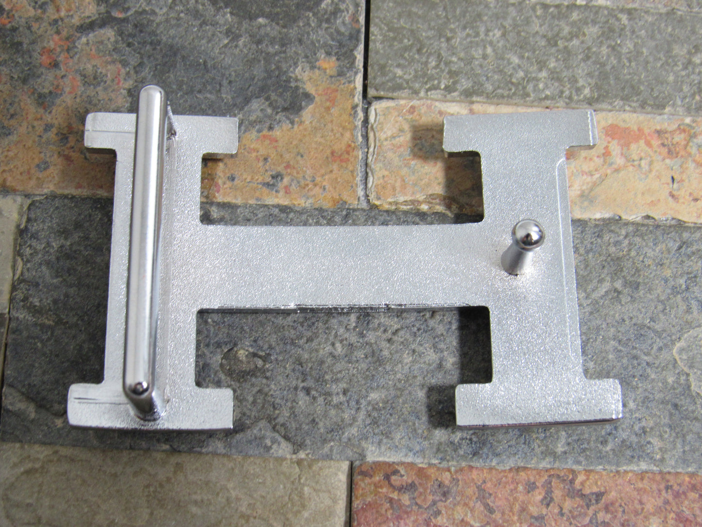 Hermes Silver Tone H Belt Replacement Belt Buckle!