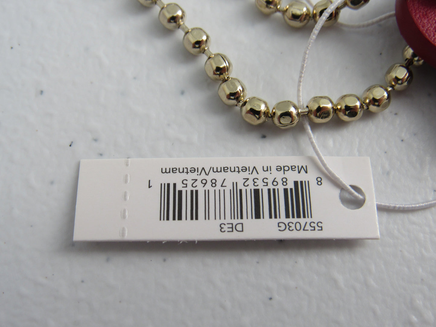 Coach New York New With Tag Currant Red Leather Pull Tab Handbag Charm!