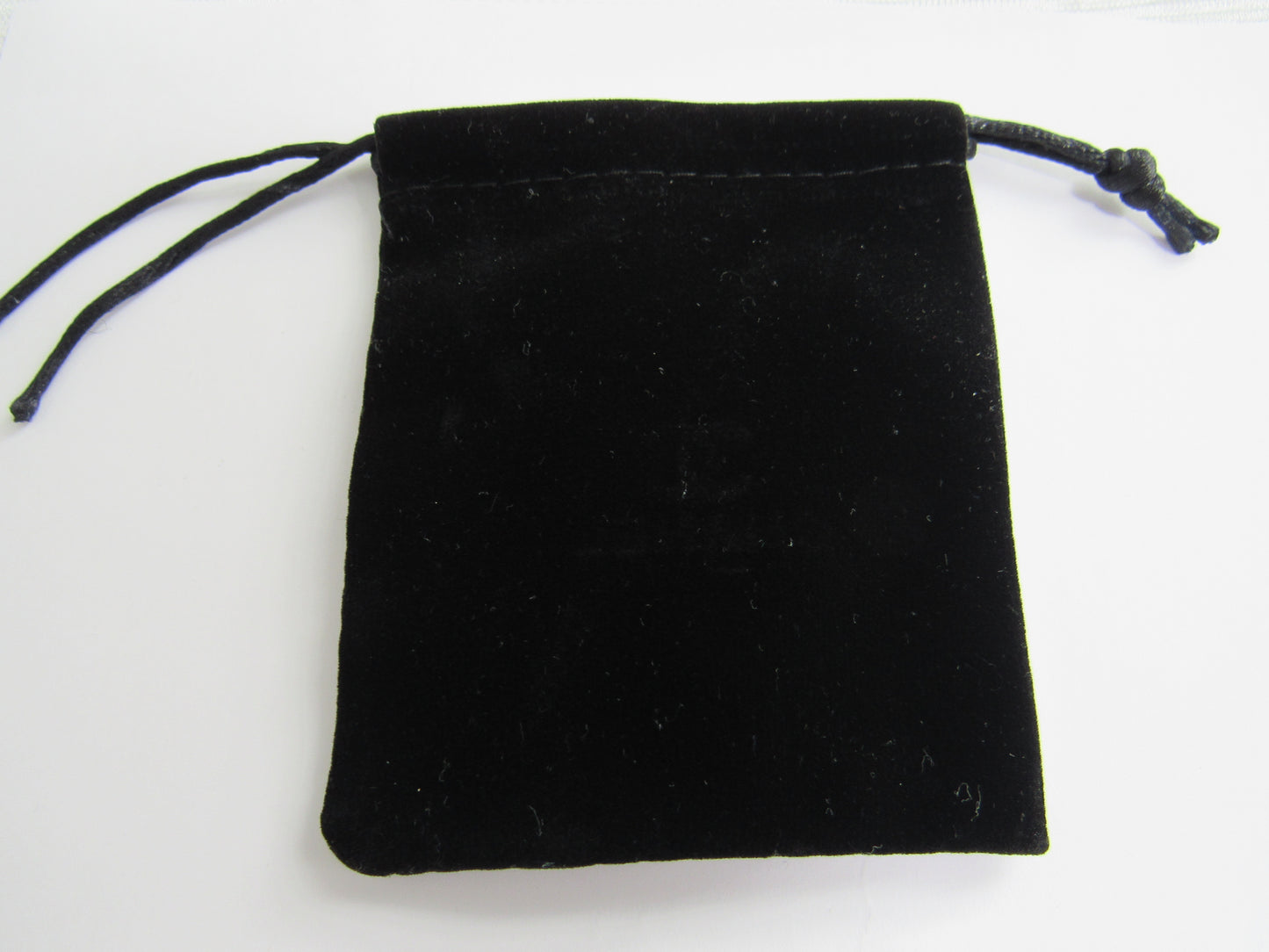 Chanel CC Black Velvet Dust Bag Pouch!