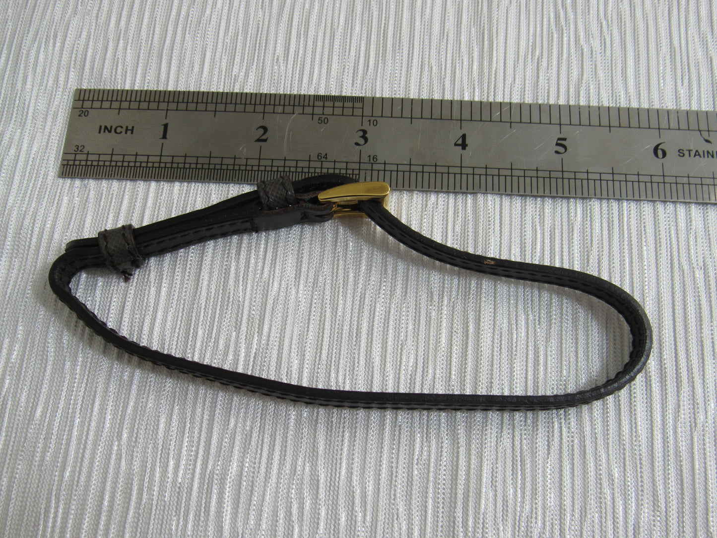 Prada Brass Buckle And Leather Strap Upcycled!