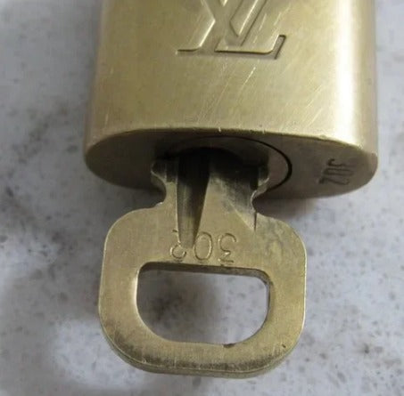Louis Vuitton Padlock And Key #302 Handbag Charm!
