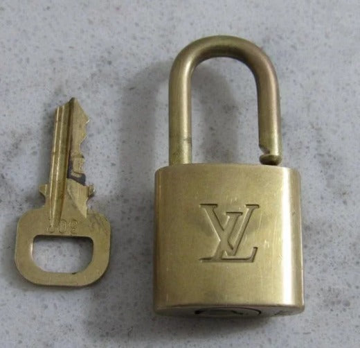 Louis Vuitton Padlock And Key #302 Handbag Charm!