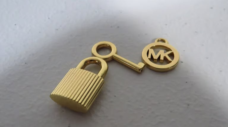 Bundle of 3 Michael Kors Key Padlock Charms!