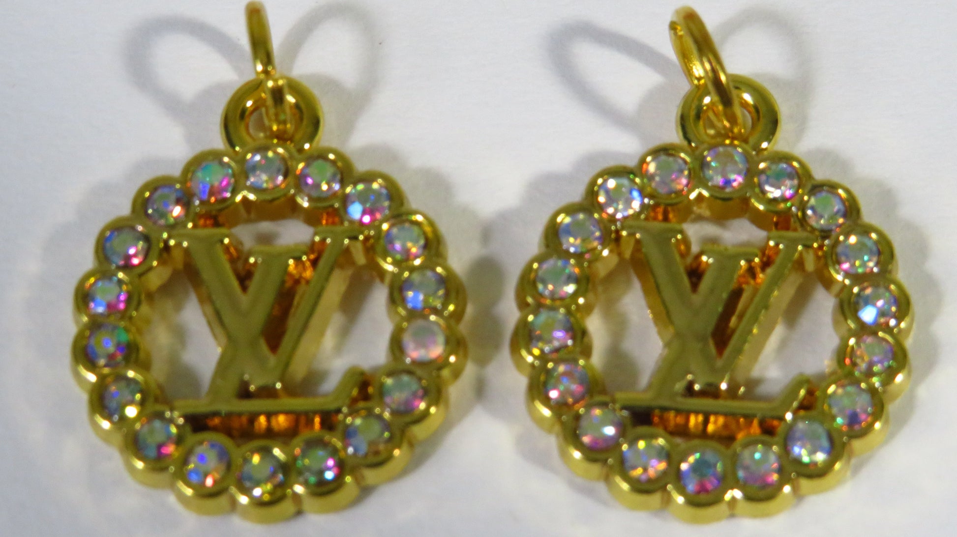 Gold Louis Vuitton zipper pull charm lot!