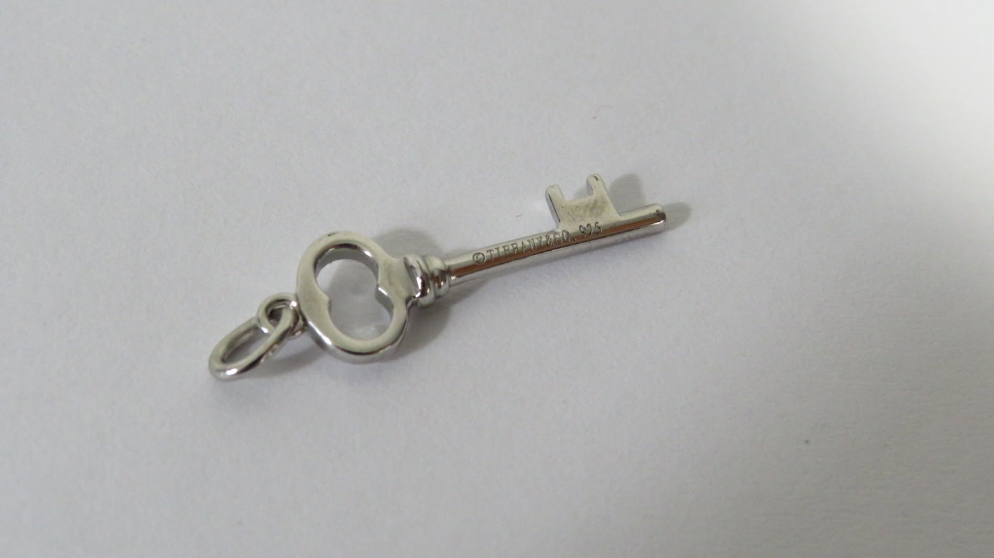 Tiffany & Co. Tiny Sterling Key Charm!