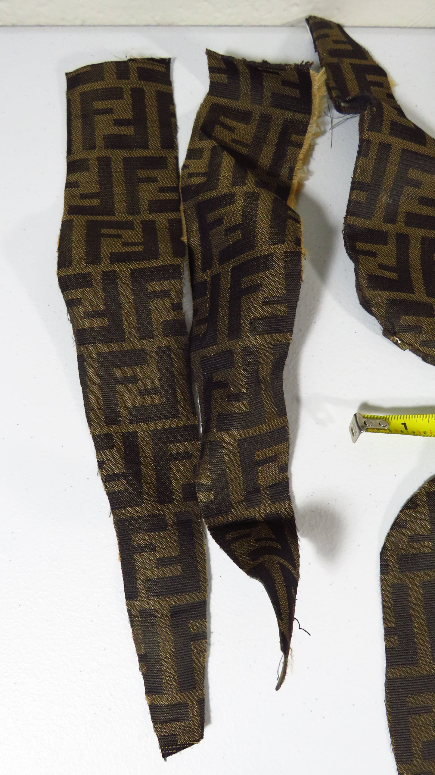 Fendi Handbag Fabric Skin Canvas Upcycle For Repair DIY Projects!