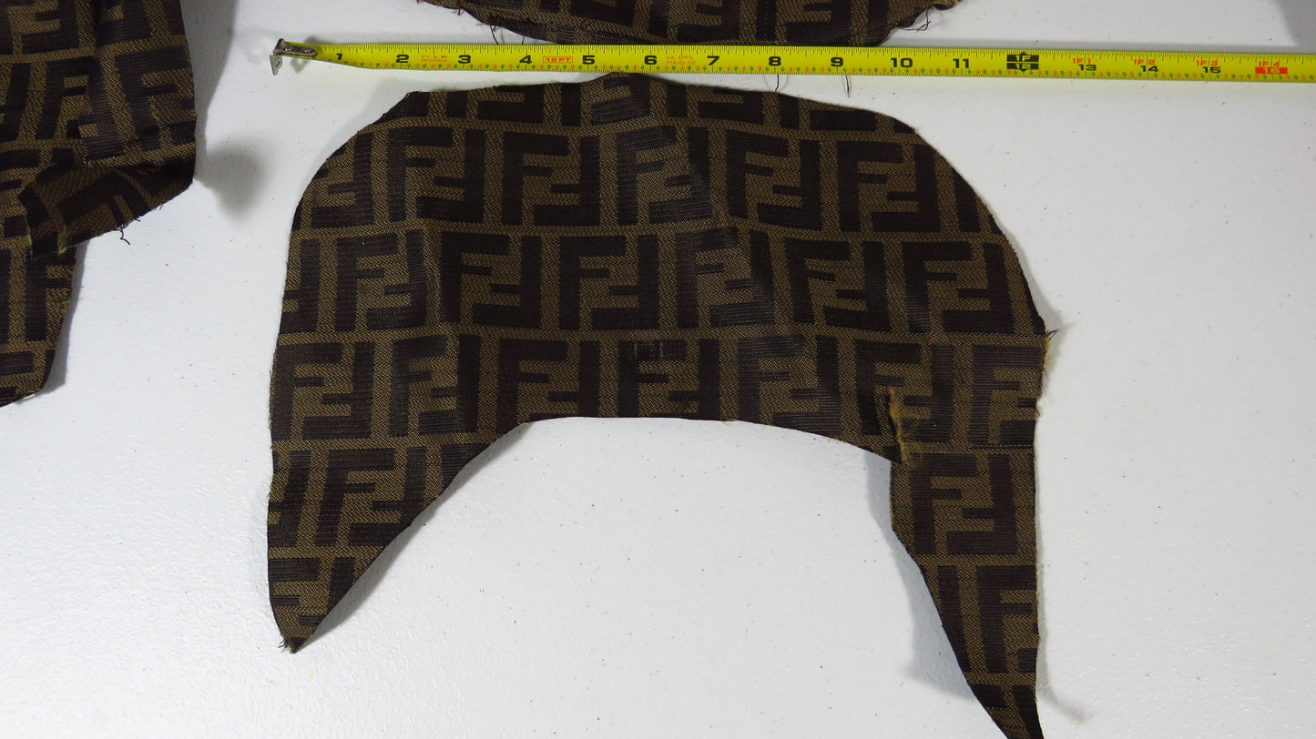 Fendi Handbag Fabric Skin Canvas Upcycle For Repair DIY Projects!