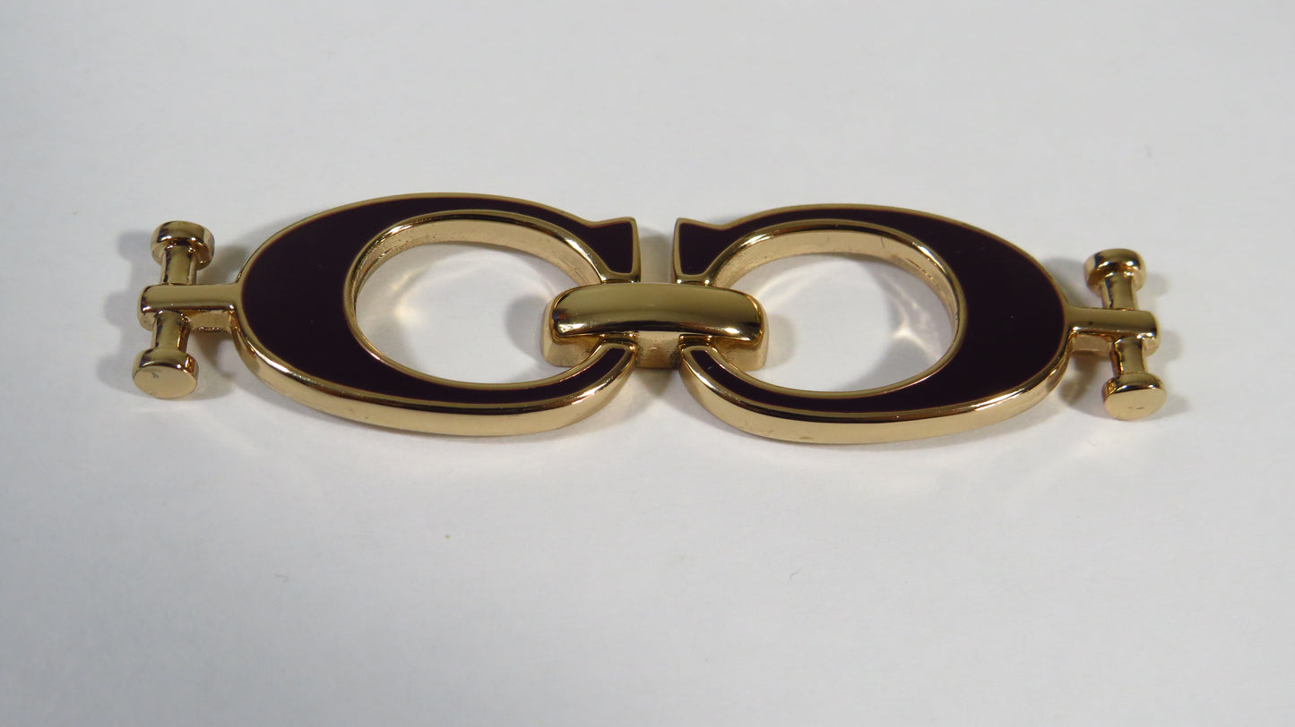 Coach Authentic Shoe Latch For DIY Jewelry Making Or Shoe Repair!