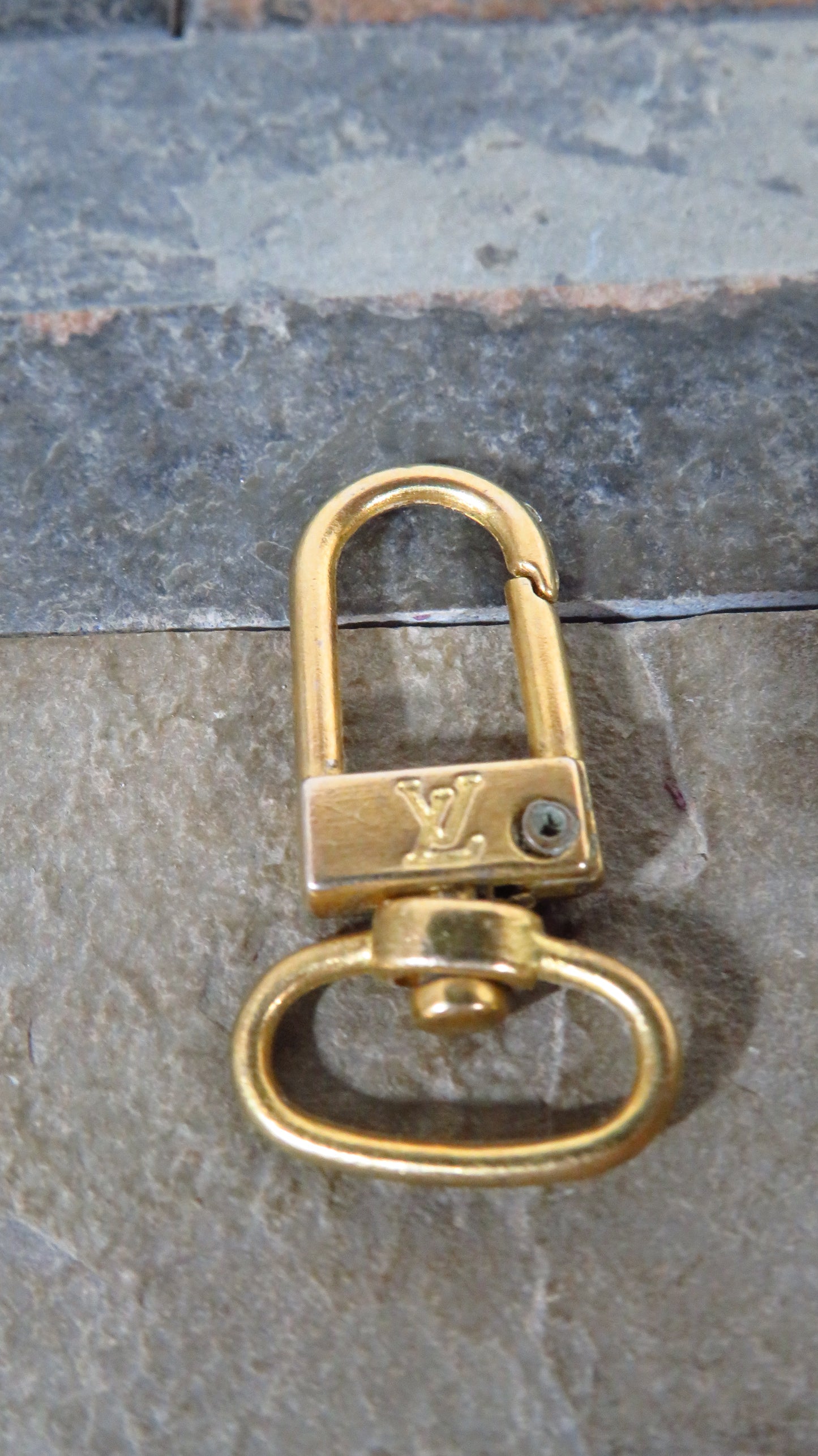 Mini Louis Vuitton Swivel Clasp For Handbag Charms Or Straps!