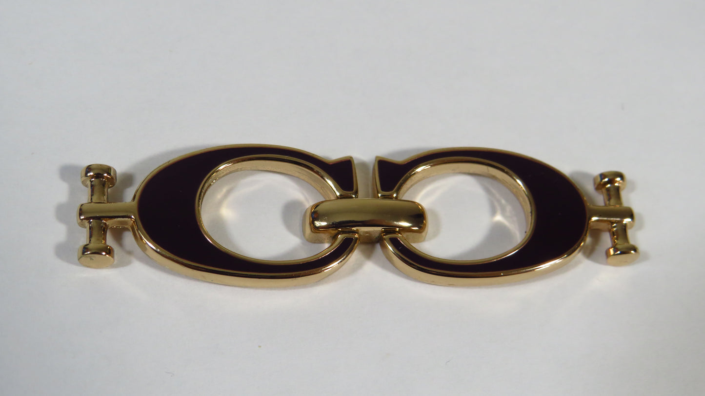 Coach Authentic Shoe Latch For DIY Jewelry Making Or Shoe Repair!