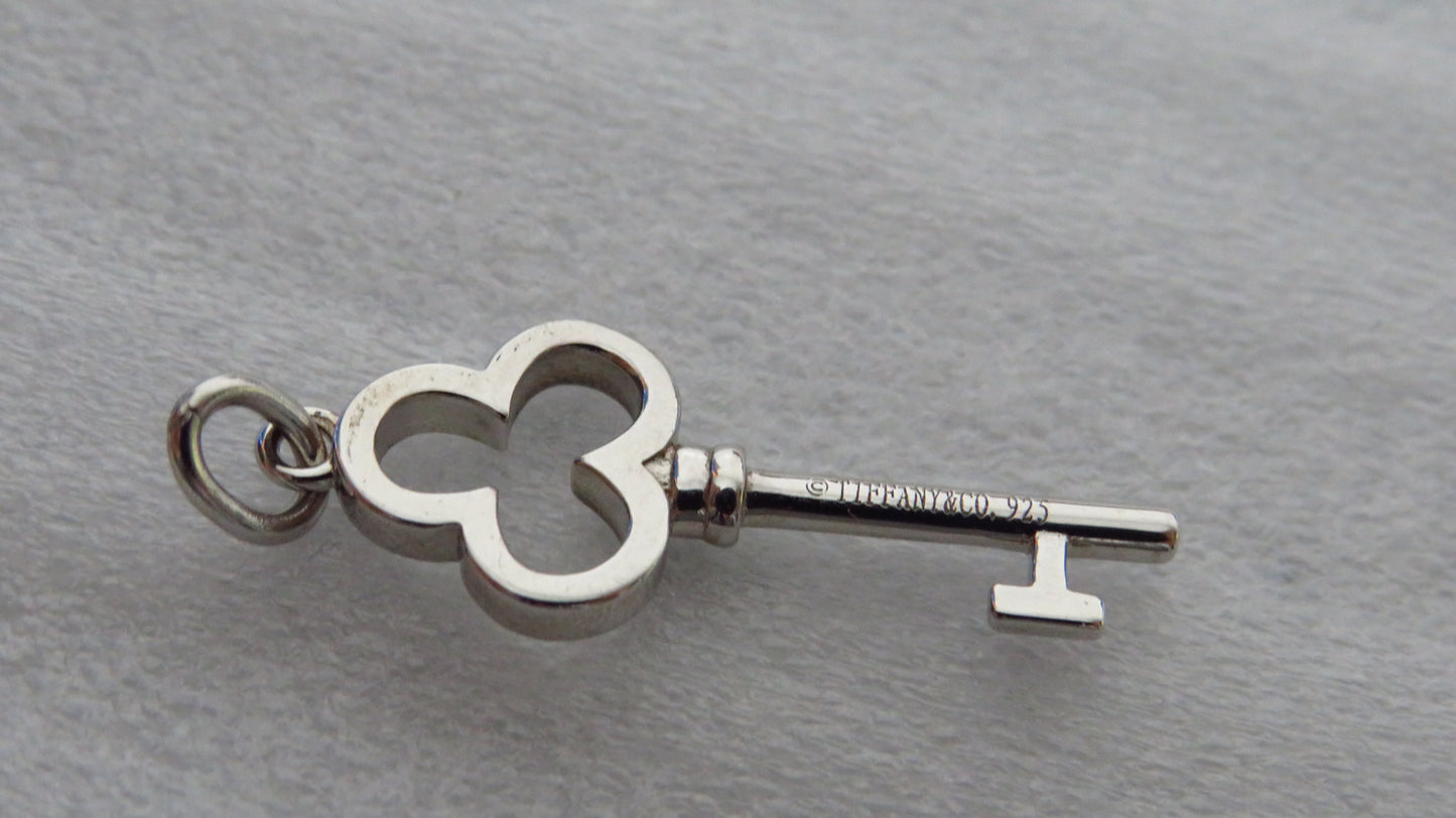 Tiffany Co Mini Sterling Key Charm!