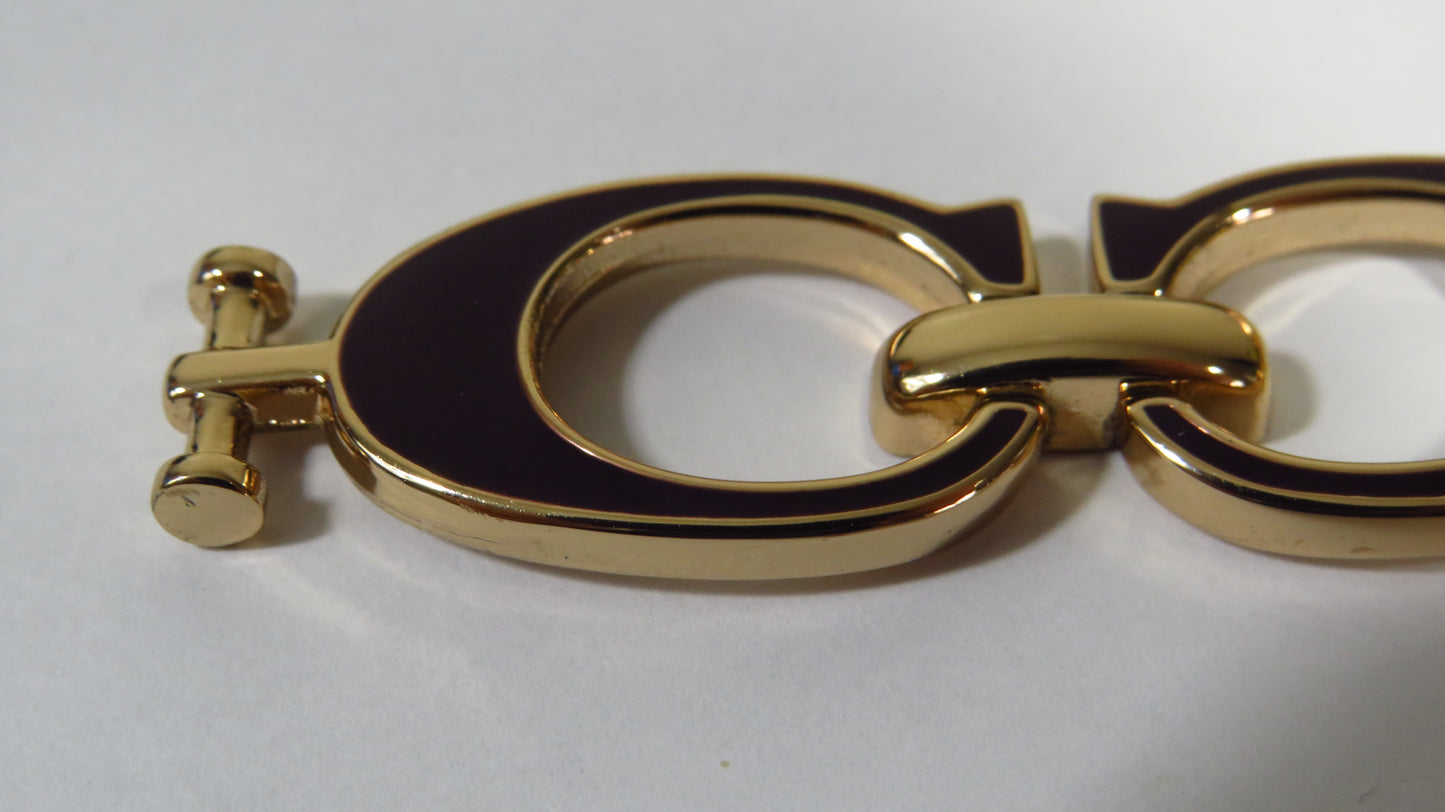 Coach Authentic Shoe Latch For DIY Jewelry Making Or Shoe Repair!
