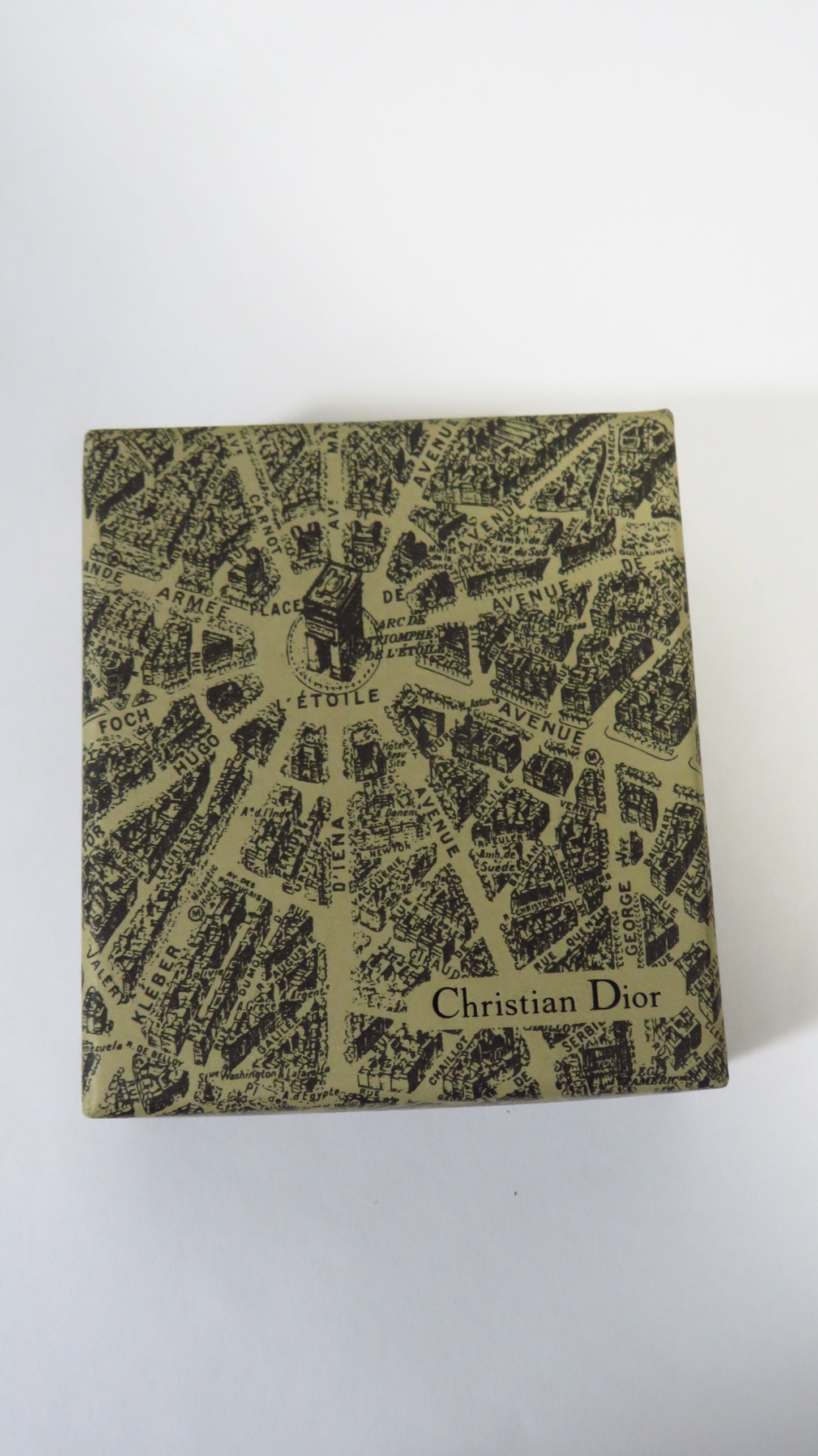 CD Christian Dior Brass Engraved Padlock With Key And Box!