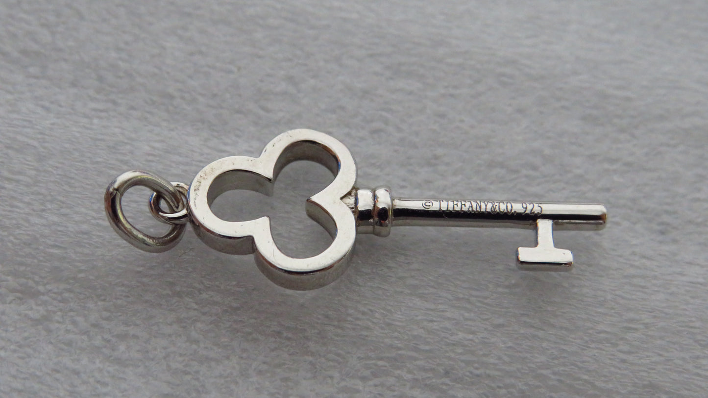 Tiffany Co Mini Sterling Key Charm!
