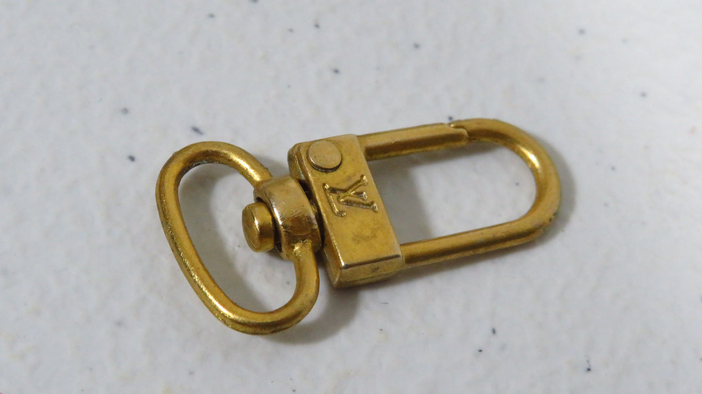 Mini Louis Vuitton Swivel Clasp For Handbag Charms Or Straps!
