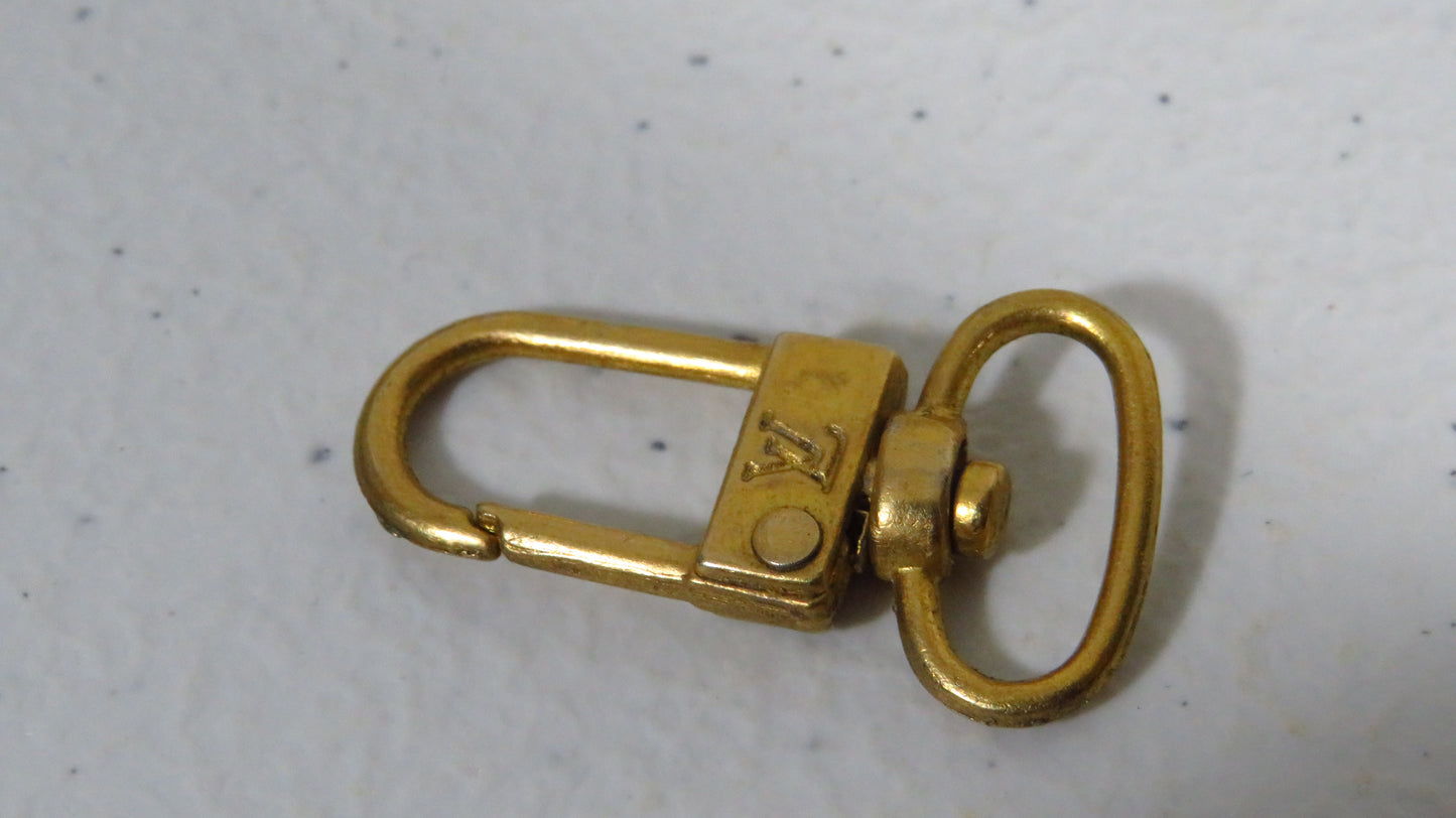 Mini Louis Vuitton Swivel Clasp For Handbag Charms Or Straps!