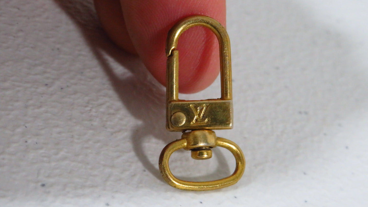 Mini Louis Vuitton Swivel Clasp For Handbag Charms Or Straps!