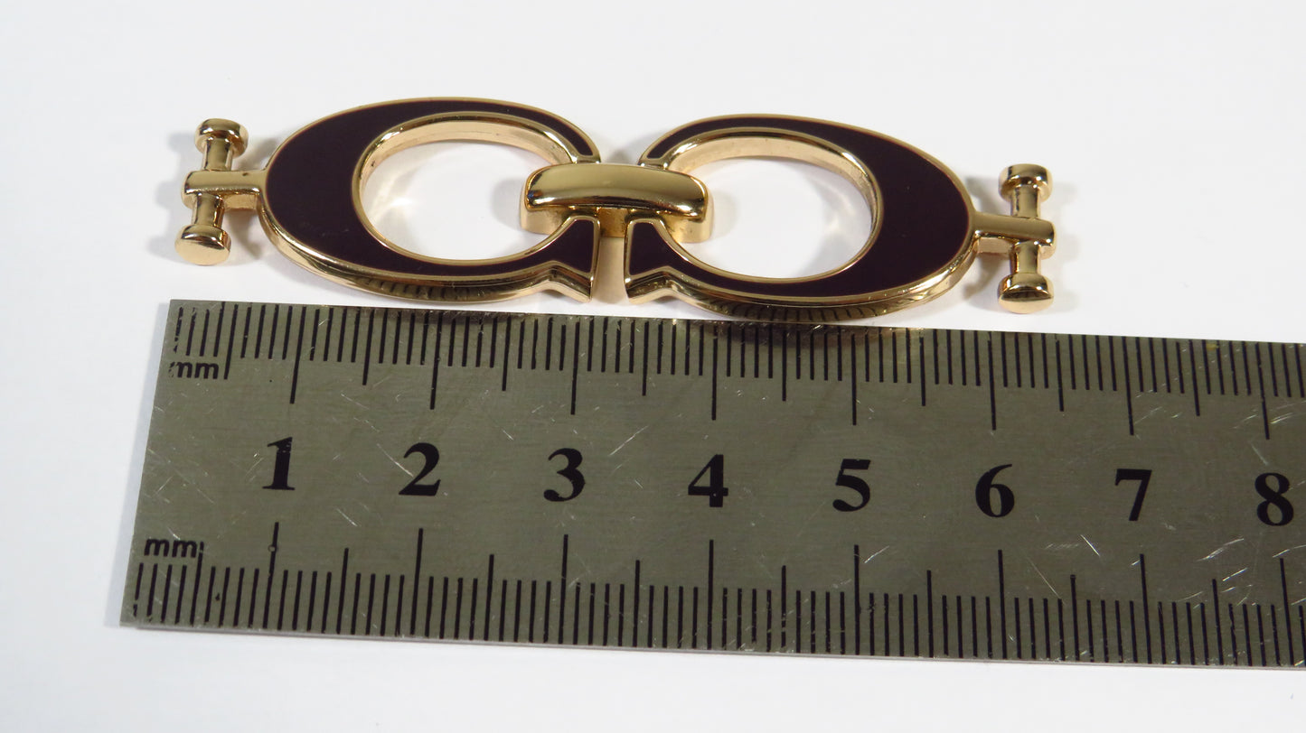 Coach Authentic Shoe Latch For DIY Jewelry Making Or Shoe Repair!
