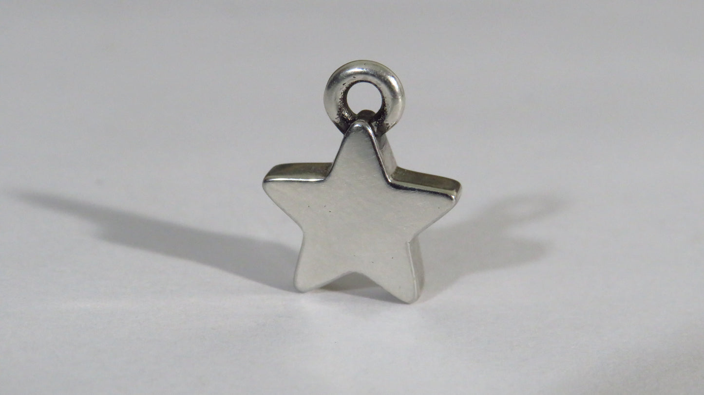 Gucci Engraved Sterling Mini Star Charm!
