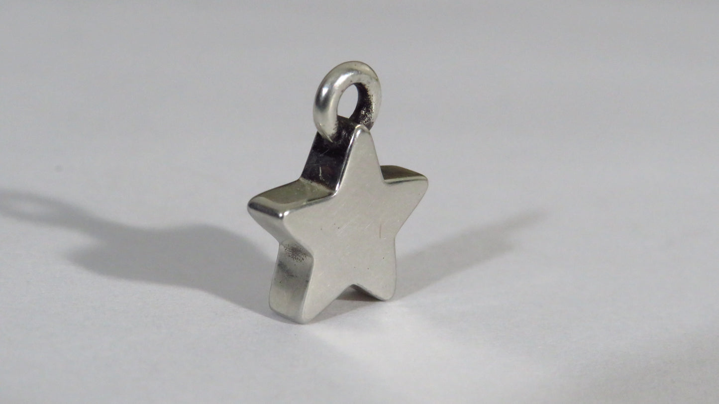 Gucci Engraved Sterling Mini Star Charm!