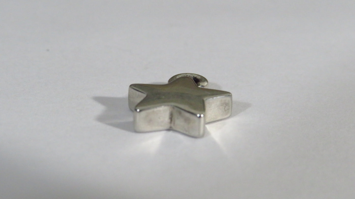 Gucci Engraved Sterling Mini Star Charm!