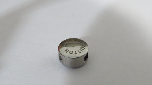 Tiny Louis Vuitton Engraved Oval 4 Hole Oval Bracelet Hardware Upcycle DIY Jewelry Bracelet Projects!