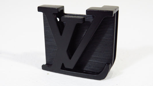 Louis Vuitton upcycled black steel buckle