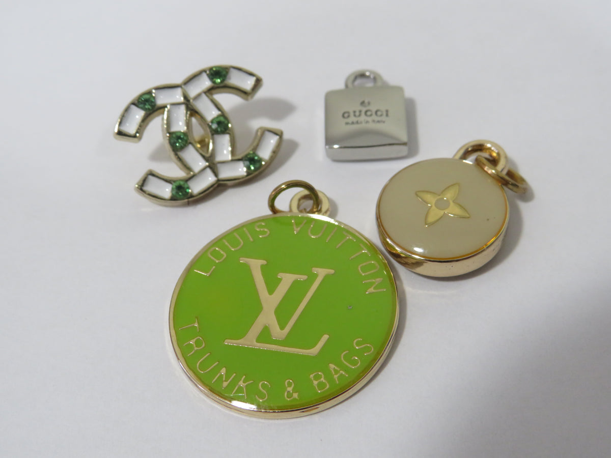 Light Use Designer Bundle Of 4 Charms: Gucci, LV, Chanel Reduced Price!