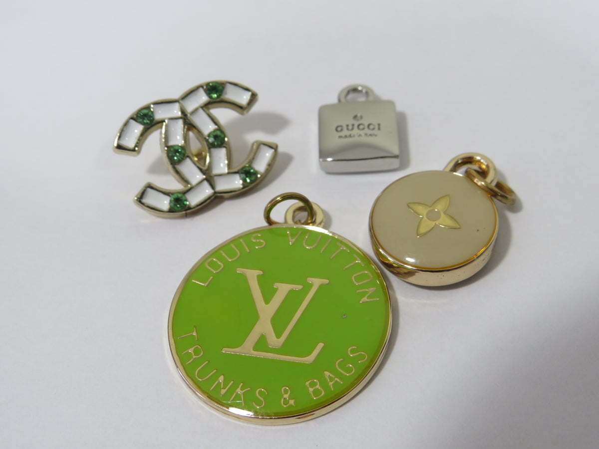 Light Use Designer Bundle Of 4 Charms: Gucci, LV, Chanel Reduced Price!