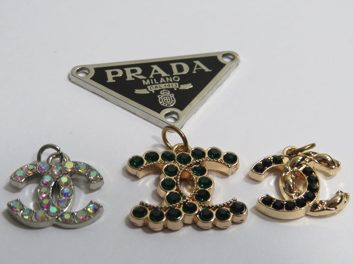 Lot Of Designer Charms Scratch And Dent Wholesale Bundle CC Prada 4 Charms!
