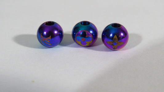 Louis Vuitton purple bead set
