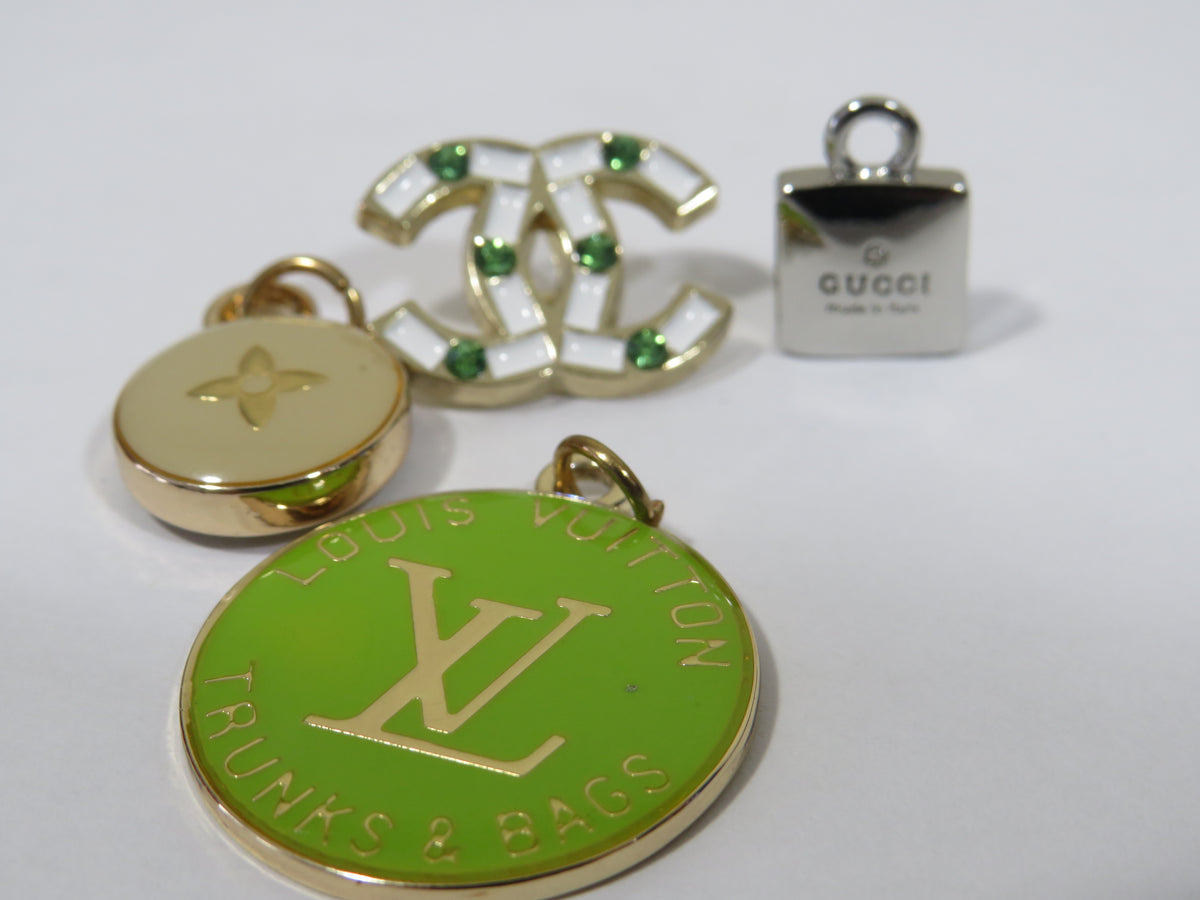 Light Use Designer Bundle Of 4 Charms: Gucci, LV, Chanel Reduced Price!