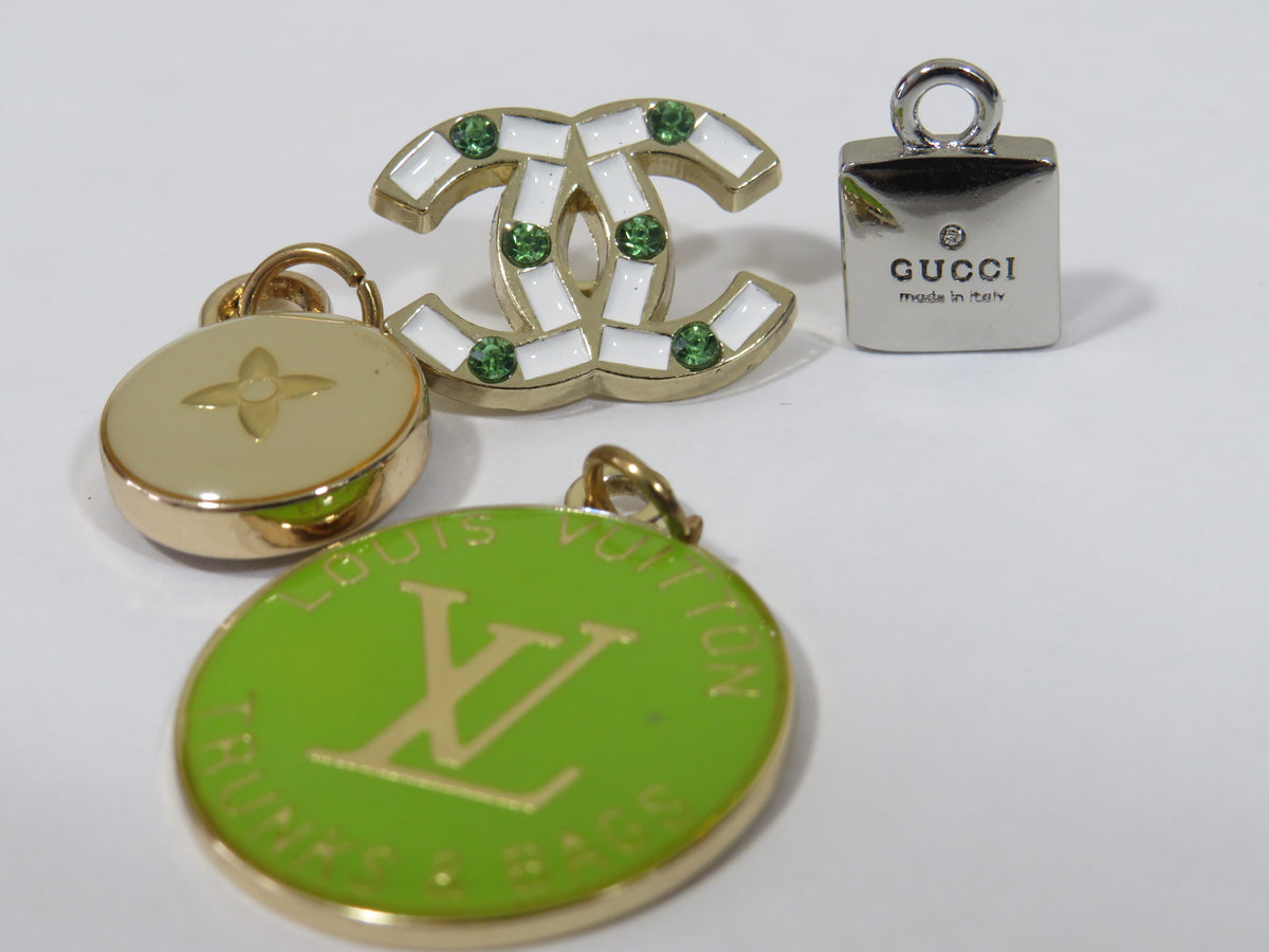 Light Use Designer Bundle Of 4 Charms: Gucci, LV, Chanel Reduced Price!