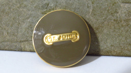 St. John Dark Beige And Gold Tone Buttons!