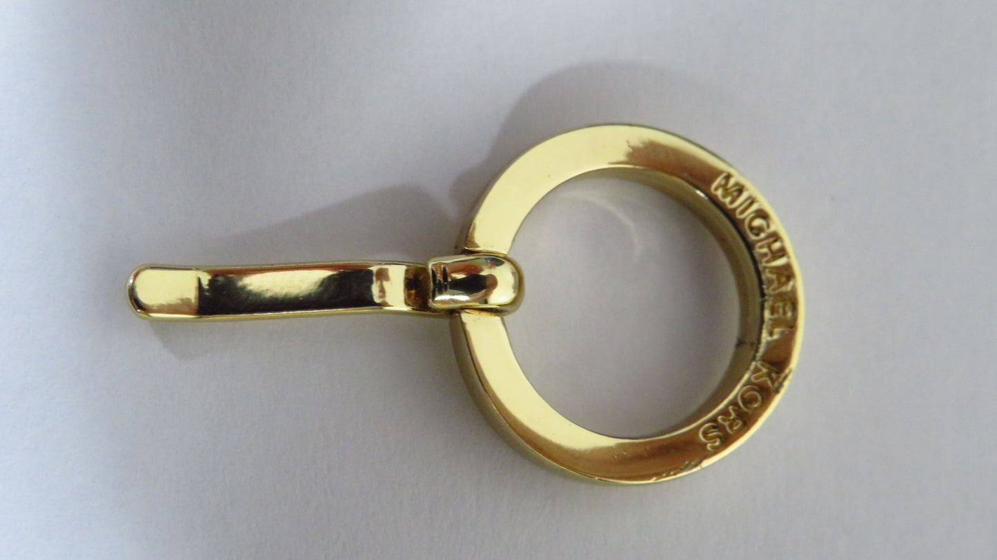 Michael Kors Engraved Brass Shoe Latches For Repairs Or DIY Jewelry / Watch Projects!