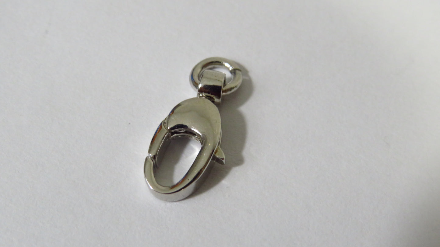 Upcycled Gucci Engraved Sterling Lobster Clasp Part For Jewelry Necklace Repair Replace!