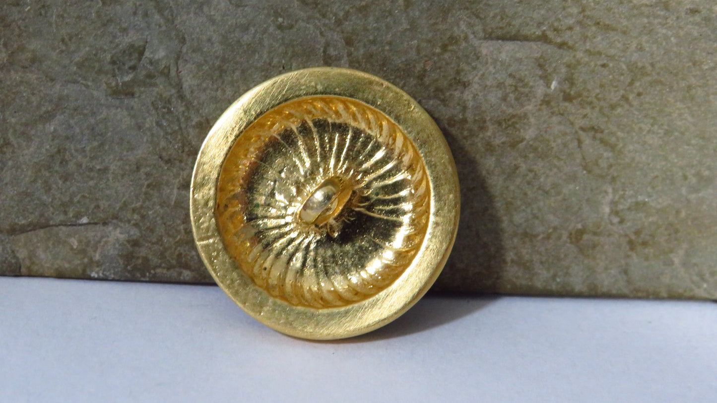 St. John Dark Beige And Gold Tone Buttons!