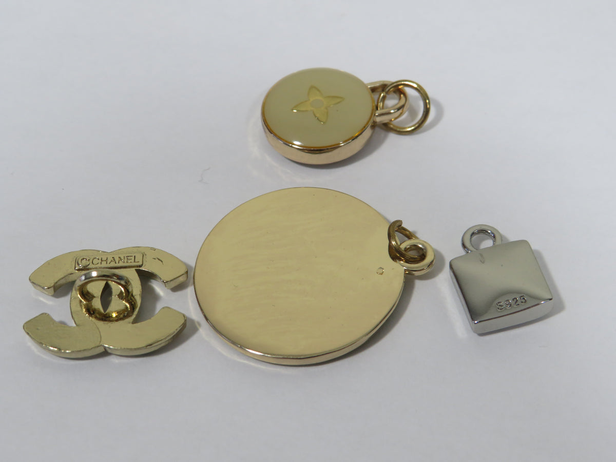 Light Use Designer Bundle Of 4 Charms: Gucci, LV, Chanel Reduced Price!
