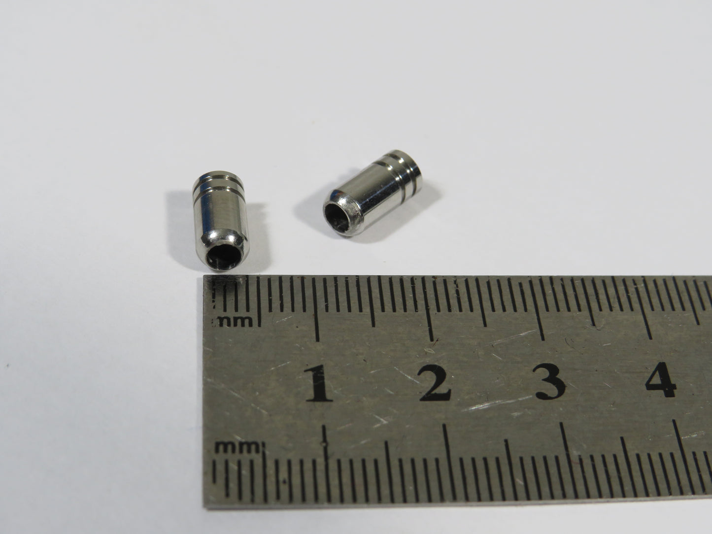 Bundle Of 2 Louis Vuitton Steel End Cap Engraved Tips Upcycled From A Fabric Bracelet Repair Replace!