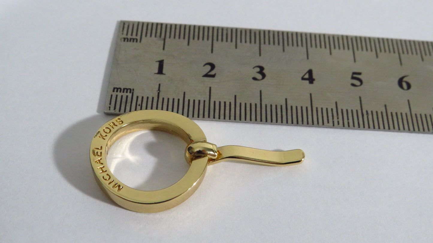 Michael Kors Engraved Brass Shoe Latches For Repairs Or DIY Jewelry / Watch Projects!
