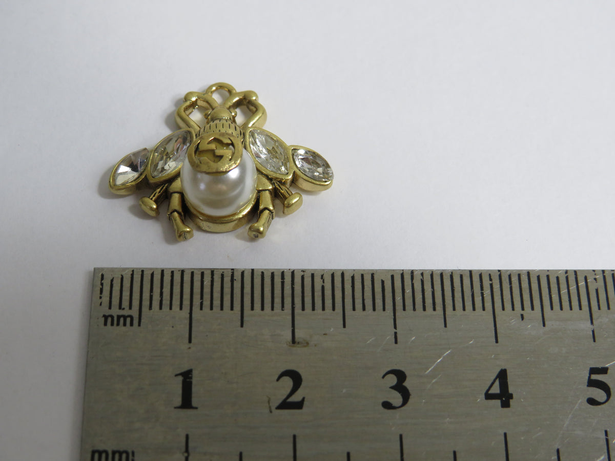 Beautiful Gucci Honey Bee Double G Charm Upcycled!