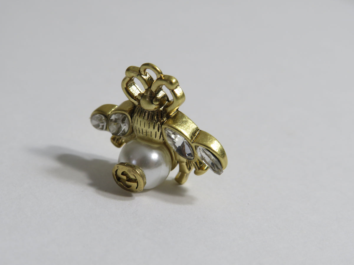 Beautiful Gucci Honey Bee Double G Charm Upcycled!