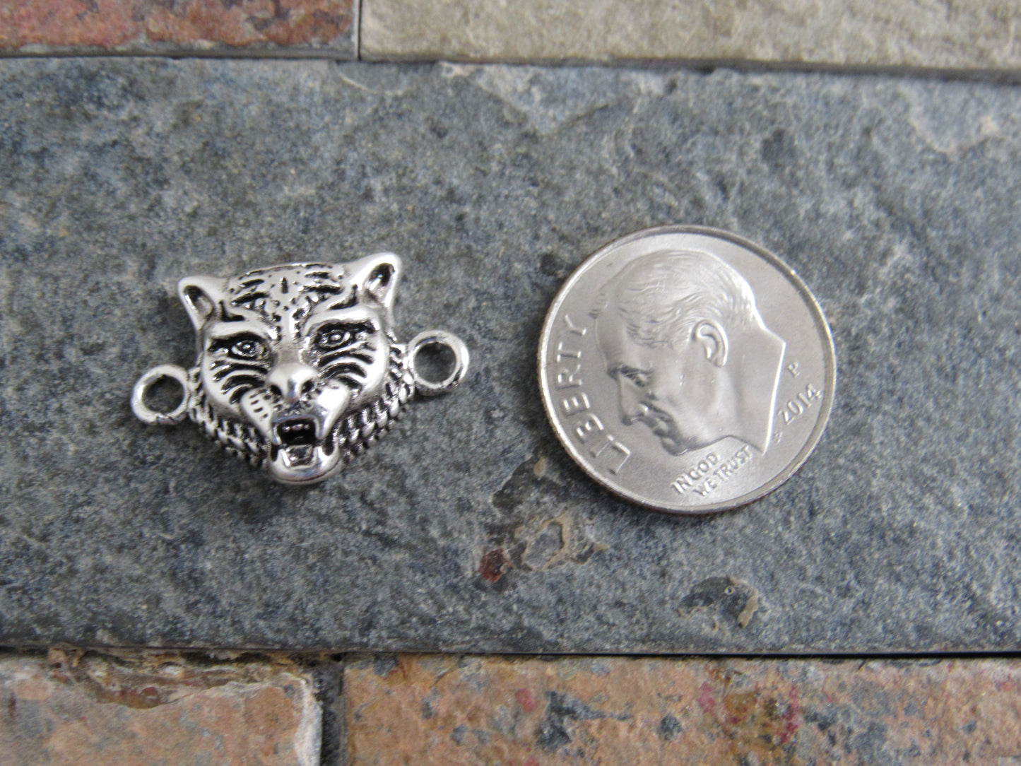 Gucci Tiger Sterling Double Sided Charm!