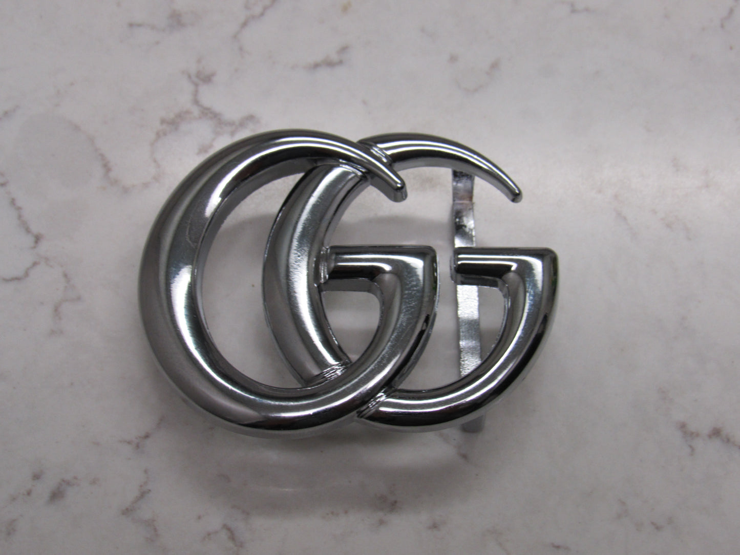 Gucci Double G Silver Tone Upcycled Replacement Belt Buckle!