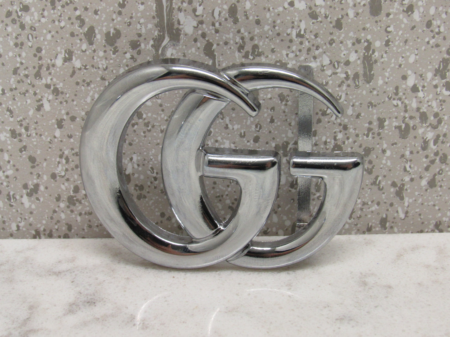 Gucci Double G Silver Tone Upcycled Replacement Belt Buckle!