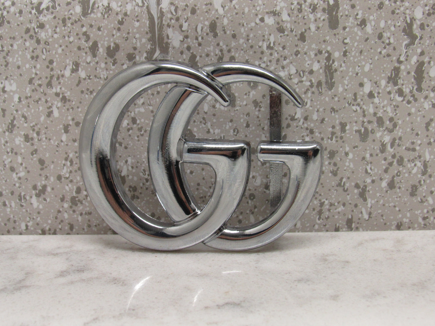 Gucci Double G Silver Tone Upcycled Replacement Belt Buckle!